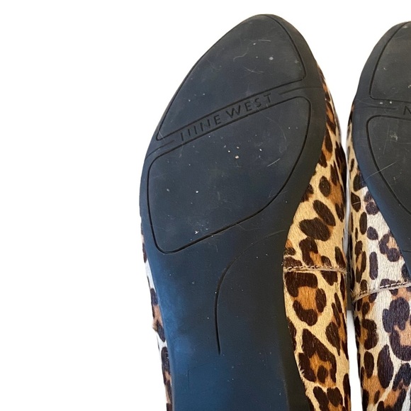 Nine West Leopard Print Flats Size 8 - Picture 4 of 6